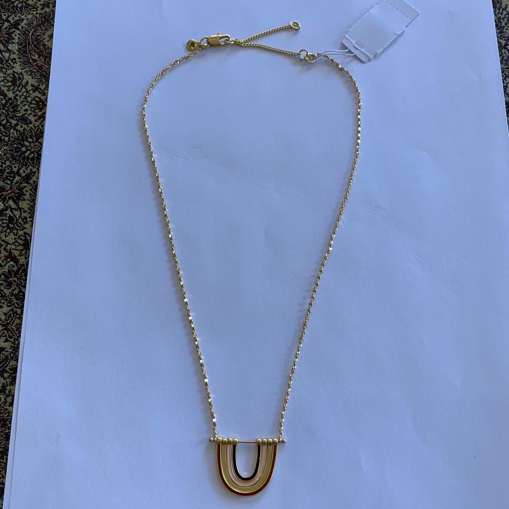 Madewell enamel rainbow necklace - Picture 8 of 8